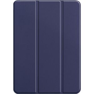 Just in Case Tri-Fold Apple iPad Pro 12.9 inch (2022/2021) Book Case Blauw