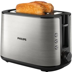 Philips HD2650/90 Viva Collection Broodrooster 950W Zwart/RVS