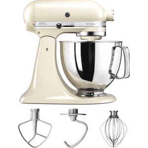 KitchenAid Keukenrobot - Keukenmachine Artisan met 300 Watt idee - 4,8 L, Crème