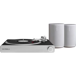 Victrola VPT-3000 Stream Zwart + Sonos Era 100 Wit Duopack