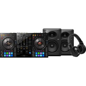 Pioneer DJ DDJ-800 + Pioneer DJ HDJ-X7 Zwart + Pioneer VM70 (per paar)