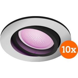 Philips Hue Centura inbouwspot White and Color rond Aluminium 10-pack