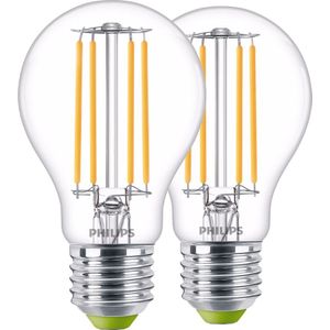 Philips LED Filament lamp - 2,3W - E27 - warm wit licht 2-pack