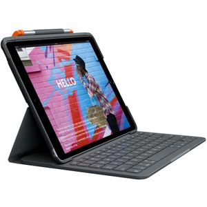 Logitech Slim Folio Apple iPad (2021/2020) Toetsenbord Hoes AZERTY