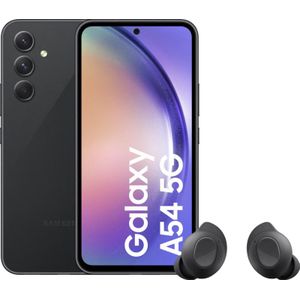 Samsung Galaxy A54 128GB Zwart 5G + Samsung Galaxy Buds FE Zwart