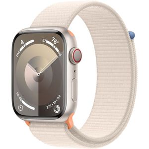 Apple Watch Series 9 45mm Starlight Aluminium Sport Loop