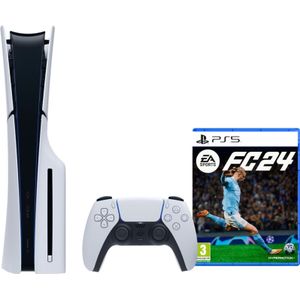 PlayStation 5 Slim Disc Edition + EA Sports FC 24