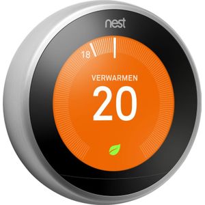 Google Nest Thermostaat Zilver