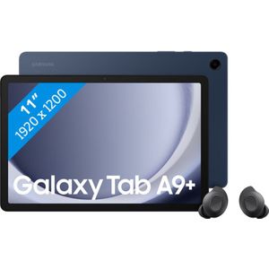 Samsung Galaxy Tab A9 Plus 11 inch 64GB Wifi Blauw + Buds FE Zwart