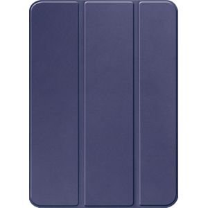 Just In Case Smart Tri-Fold Apple iPad (2022) Book Case Blauw