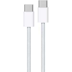 Apple Usb C naar Usb C Kabel 2m Nylon Wit Duo Pack