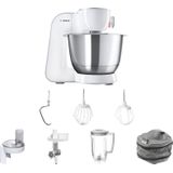 Bosch MUM5 - MUM58231 - Keukenmachine - 1000W - 3,9L - Wit/Zilver