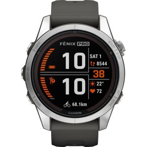 Garmin Fenix 7S Pro Solar Zilver 42mm