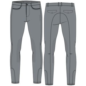 CATAGO MEN Nero Reithose mit Kniebesatz - Monument (40)
