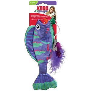 KONG Wrangler Angler Fisch Katzenspielzeug - Verkauft in verschiedenen Farben