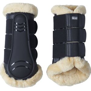 CATAGO Dressage boots w. faux fur Schwarz 2pcs (XL)