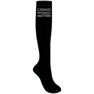 CATAGO Pixia Logo Kniestrümpfe Schwarz (33-36)