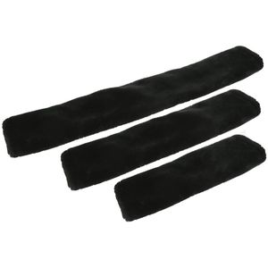 EQUITHEME Teddy Bauchgurtschoner Black (80)