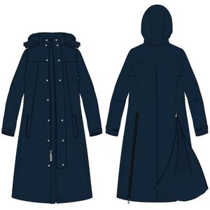 Equipage Heaven Langer Regenmantel Navy (M)