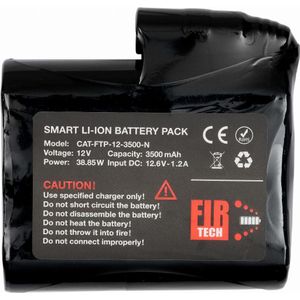 Catago FIR-Tech Pro Batterie 12V 3500 mAh - Schwarz