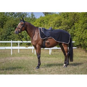 EQUITHÈME Polarfleece Nierendecke Polyfun Black (125)