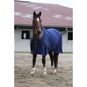 EQUITHEME Classic Polar Fleece Decke Navy (6'3 - 140 cm)