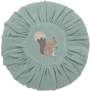 Baumwollkissen - grün Ø33 cm