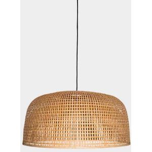 Hängelampe Doppio Grid natürlicher Bambus ø80cm