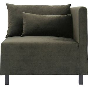 Casa 10 Couch Samtgrün