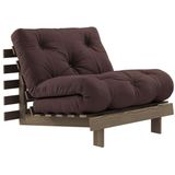 Roots 90 (Schlaf-) Sessel Johannisbrotbraun/Braun - 123106715090