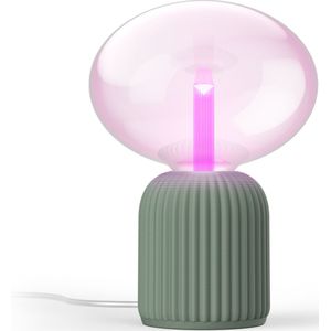 Philips Lightguide Ellipsvormige Lamp + 3D-geprinte Koepelvormige Lampvoet (saliegroen)