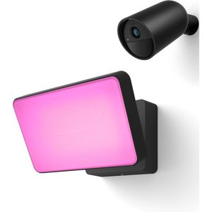 Philips Bundel: Hue Discover Floodlight + Secure Camera Op Batterij