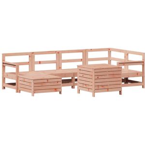 vidaXL 7-delige Loungeset massief douglas vurenhout