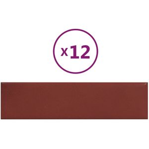 vidaXL-Wandpanelen-12-st-1,08-m²-60x15-cm-kunstleer-wijnrood