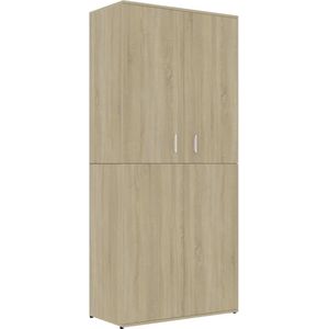 vidaXL-Schoenenkast-80x39x178-cm-spaanplaat-sonoma-eikenkleurig