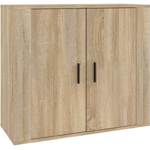 VidaXL Dressoir 80x33x70 cm - Bewerkt Hout - Sonoma Eikenkleurig