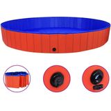vidaXL Hondenzwembad inklapbaar 300x40 cm PVC rood