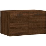 VidaXL Wandkast 60x36,5x35 cm - Bewerkt Hout - Bruineikenkleurig