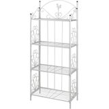 Maria White Square Plant Stand