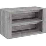 vidaXL-Schoenenrek-75x35x45-cm-bewerkt-hout-grijs-sonoma-eikenkleur