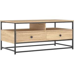 vidaXL-Salontafel-100x51x45-cm-bewerkt-hout-sonoma-eikenkleurig