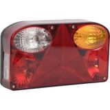 vidaXL Aanhangerlampen 2 st klassiek peertje 12 V 23x6x13 cm rood