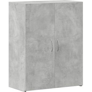 vidaXL Archiefkast 60x32x77,5 cm bewerkt hout betongrijs
