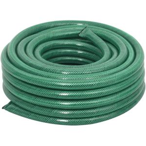 vidaXL Tuinslang 0,9'' 100 m PVC groen