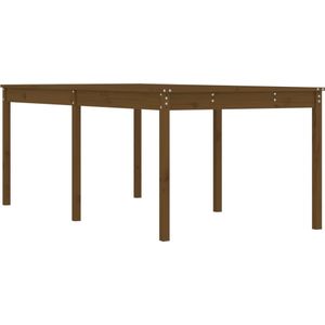 vidaXL Tuintafel 203,5x100x76 cm massief grenenhout honingbruin