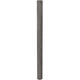 vidaXL Gaas 100x500 cm roestvrij staal zilverkleurig