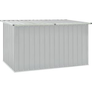 VidaXL Tuinbox 171x99x93 cm Grijs - Ruime opbergbox voor buiten