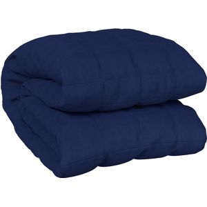 vidaXL-Verzwaringsdeken-220x260-cm-11-kg-stof-blauw