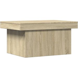 vidaXL Salontafel 100x55x40 cm bewerkt hout sonoma eikenkleurig