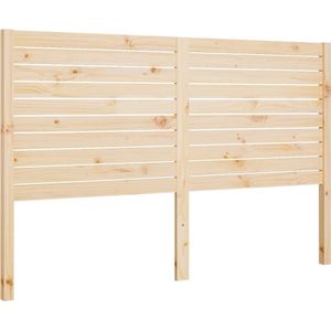 vidaXL Hoofdbord 156x4x100 cm massief grenenhout